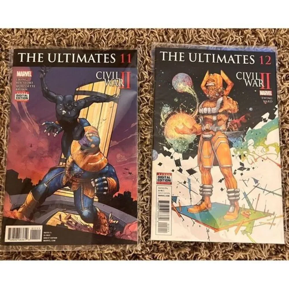 THE ULTIMATES #11 & 12 ( CIVIL WAR II )‎ MARVEL GALACTUS COVER